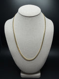 22" 10K Yellow Gold Cuban 4mm 24.42g