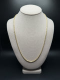 24" 10K Yellow Gold Rope 3mm 16.4g