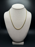 20" 10K Yellow Gold Cuban 4mm 22.3g