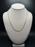 20" 10K Yellow Gold Cuban 3mm 12.46g