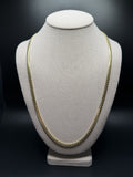 26" 14K Yellow Gold Cuban 5mm 49.5g