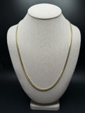 24" 10K Yellow Gold Cuban 4mm 27.25g