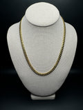 20" 14k Yellow Gold Cuban 6mm 18.2g