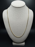 24" 10K Yellow Gold Cuban 3mm 14.5g