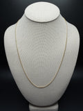 22" 14k Yellow Gold Franco 1.5mm 4.6g