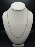 22" 14k Yellow Gold Cuban 2mm 7.46g
