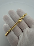 7.5" 14K Yellow Gold Cuban 5mm 15.0g