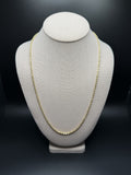 24" 10K Yellow Gold Rope 3mm 16.4g