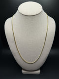 24" 10K Yellow Gold Cuban 3mm 14.5g