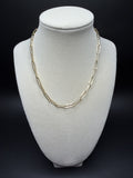 16" 14k Yellow Gold Paperclip 4.5mm 5.5g