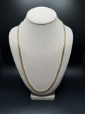 26" 10K Yellow Gold Cuban 5mm 43.12g