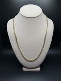 24" 10K Yellow Gold Cuban 5mm 41.21g
