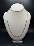 24" 10K Yellow Gold Cuban 4mm 27.25g