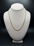 20" 10K Yellow Gold Cuban 4mm 22.3g