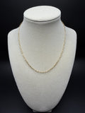 16" 14k Yellow Gold Paperclip 2mm 2.1g