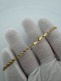 8" 10K Yellow Gold Rope 3mm 5.7g