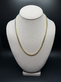 20" 10K Yellow Gold Cuban 5mm 35.2g