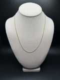 20" 14K Yellow Gold Cuban 1.75mm 4.9g