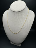20" 14k Yellow Gold Franco 1mm 3.3g