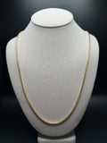 26" 14k Yellow Gold Franco 3mm 35.26g