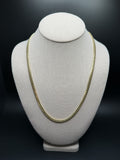 22" 14K Yellow Gold Cuban 5mm 42.6g