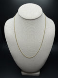 20" 14K Yellow Gold Cuban 1.75mm 4.9g