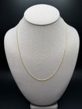 20" 14k Yellow Gold Franco 1mm 3.3g