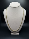 26" 14K Yellow Gold Cuban 5mm 49.5g