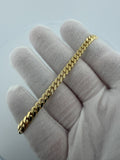 8" 10K Yellow Gold Cuban 5mm 14.3g