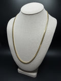 24" 14K Yellow Gold Cuban 5mm 45.8g