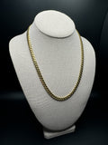 20" 14k Yellow Gold Cuban 6mm 18.2g