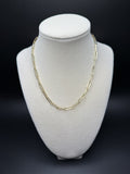 16" 14k Yellow Gold Paperclip 4.5mm 5.5g