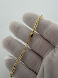 9.5" 14k Yellow Gold Paperclip 3.5mm 2.05g