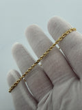 8" 10K Yellow Gold Rope 3mm 5.65g