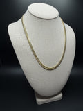 20" 10K Yellow Gold Cuban 5mm 35.2g