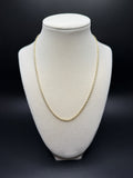 18" 14K Yellow Gold Rope 2.5mm 8.61g