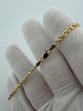 8" 10K Yellow Gold Rope 3mm 5.7g
