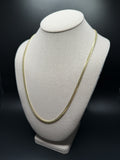 24" 10K Yellow Gold Cuban 4mm 27.25g