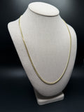 24" 10K Yellow Gold Cuban 3mm 14.63g
