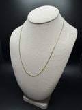 20" 14K Yellow Gold Cuban 1.75mm 4.9g