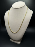 22" 10K Yellow Gold Cuban 4mm 24.42g