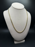 22" 14K Yellow Gold Cuban 5mm 42.6g