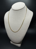 20" 10K Yellow Gold Cuban 3mm 12.2g