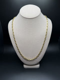 26" 14k Yellow Gold Herme$ 4.5mm 53.74g
