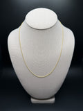 20" 14k Yellow Gold Franco 1mm 3.3g