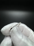 Size 8 1/4ctw E-F VS/VVS Lab Diamond Half Eternity Band 1.3g