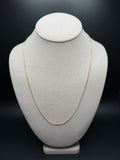 22" 14k Yellow Gold Franco 1.5mm 4.6g