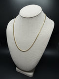 20" 10K Yellow Gold Cuban 3mm 12.46g