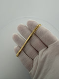7.25" 14K Yellow Gold Cuban 5mm 15.01g
