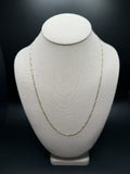 22" 14k Yellow Gold Figaro 2.5mm 3.83g